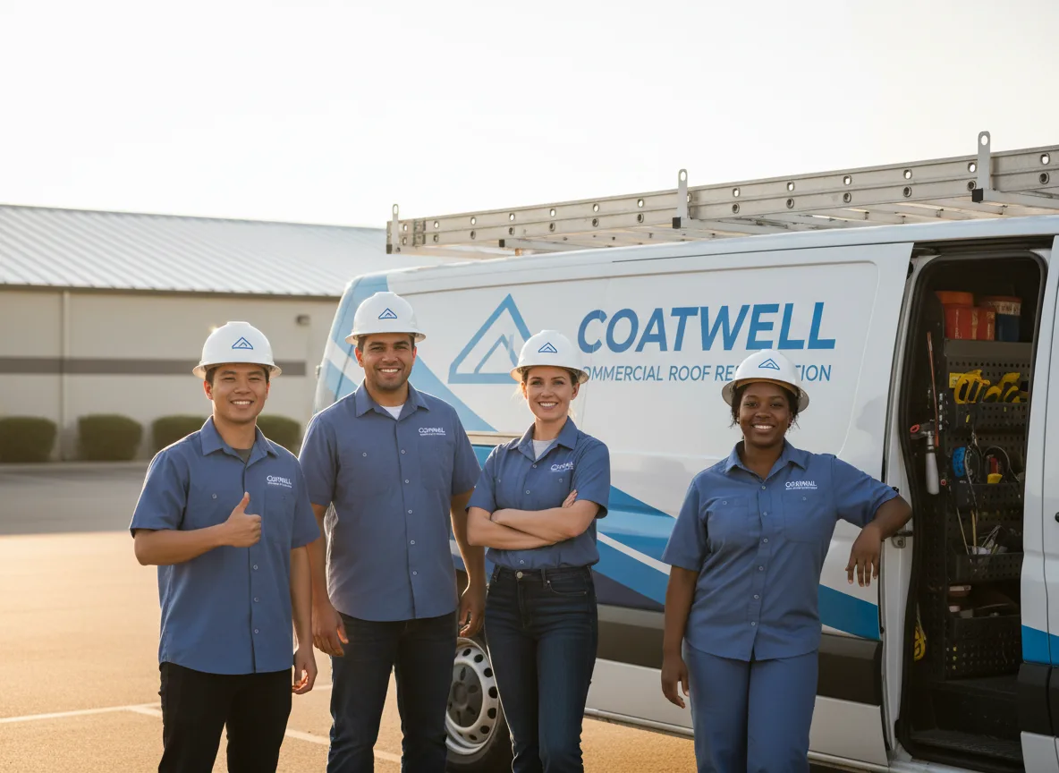 Commercial roof coating company in Prospect, TN